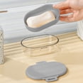 thumbnail image 4 of Ganfancp Jabonera Jabonera con Desagüe Jabonera Jabonera Portátil Baño Handy Caja Desinfectante Caja Baño Ducha Jabonera Doméstica Ofertas Del Día 1* Caja de Jabón Drenable, 4 of 6