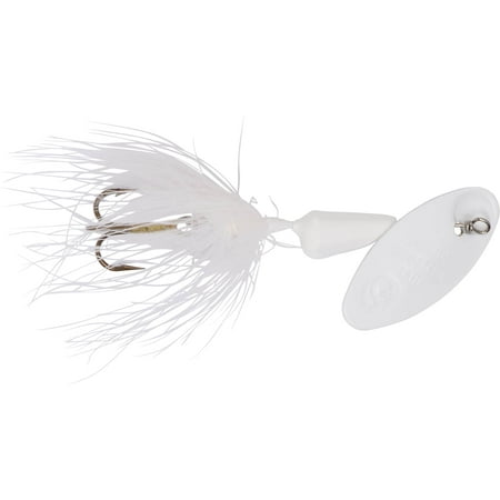 Worden s Vibric Rooster Tail 456 Inline Spinner 1/4oz Snow Painted Blade