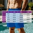 thumbnail image 3 of Mens Casual Shorts Drawstring Lightweight Breathable Summer Beach Swim Shorts with Pockets, 3 of 5