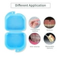 thumbnail image 6 of Clearance Storage Containers under $6 Retainer Case With Vent Holes Denture Box Mouthguard Container Mouthpiece Aligner Case With Hinged Lid Snaps For Travel Household, 6 of 7