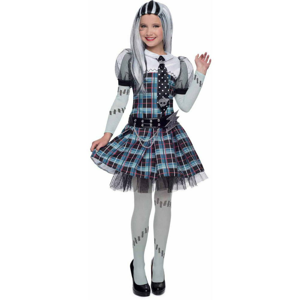 Deluxe Monster High Frankie Stein Girls' Child Halloween Costume ...