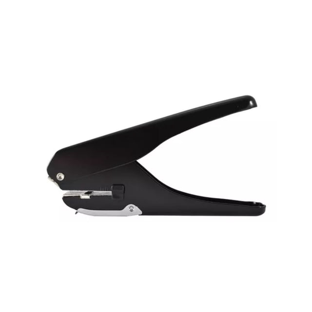 Pinza Perforadora Gbc Color Negro Gafete Credenciales