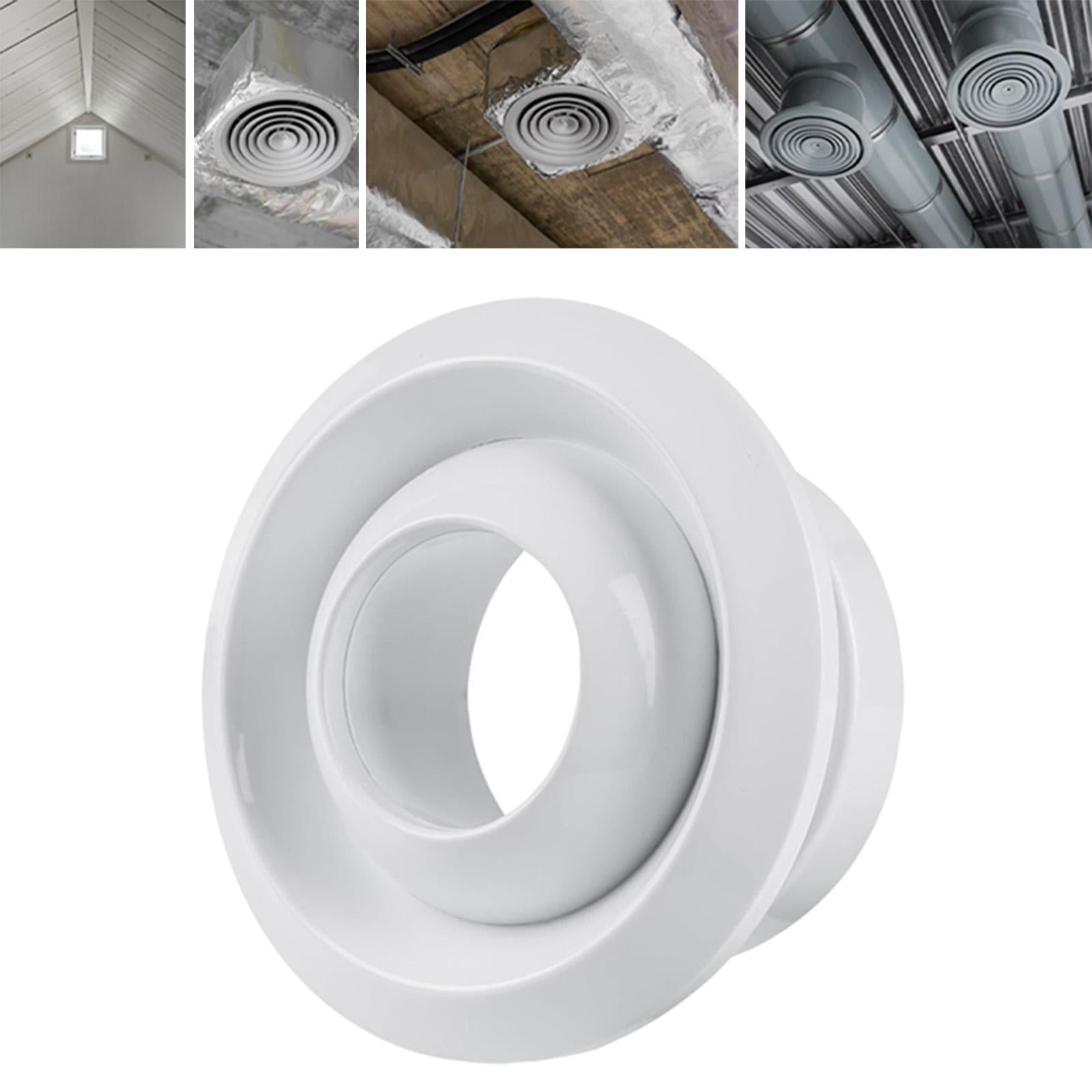 Zxpjkyu Ball Jet Nozzle Diffuser Ventilation Cover Adjustable Rotatable Ceiling Diffuser 6inch