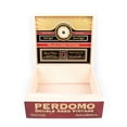 thumbnail image 4 of Perdomo Epicure Sun Grown Double Aged Empty Wood Cigar Box 8" x 7" x 3.25", 4 of 8