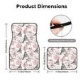 thumbnail image 5 of Fuzoiu Paris Print Carpet Floor Mats for Car,Car Foot Mat Set,Universal Fit 4 Piece Mat Pad Set,Fits Most Cars Trucks Vans Sedans SUV Auto Carpet Mat Se, 5 of 7
