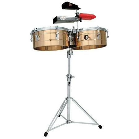 LP Tito Puente 14" & 15" Timbales, Stainless Steel