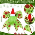 thumbnail image 2 of putnchl The Bow Decoration, The Green-haired Bow, Christmas Accessories, Gift Box Decoration, Tree Wreath Decoration., 2 of 4
