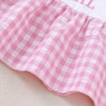 thumbnail image 4 of kpoplk Baby Girl Clothes Toddler Summer Outfits Sleeveless Tie Strap Tank Top Elastic Waist Shorts Clothing Set(Pink,0-6 M), 4 of 8