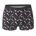 thumbnail image 6 of Men's Boxer Briefs, Trendy cute pink Axolotl Soft Comfy Mens Underwear Boxer Briefs Breathable With Widen Waist, 6 of 7