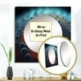 thumbnail image 3 of Designart "Microscopic Dimensions Macro Photography II" Abstract Shapes Square Mirror For Wall Decor - Large Gold Square Mirror Printed Wall Decor - Transitional Square Living Room Mirror, 3 of 5