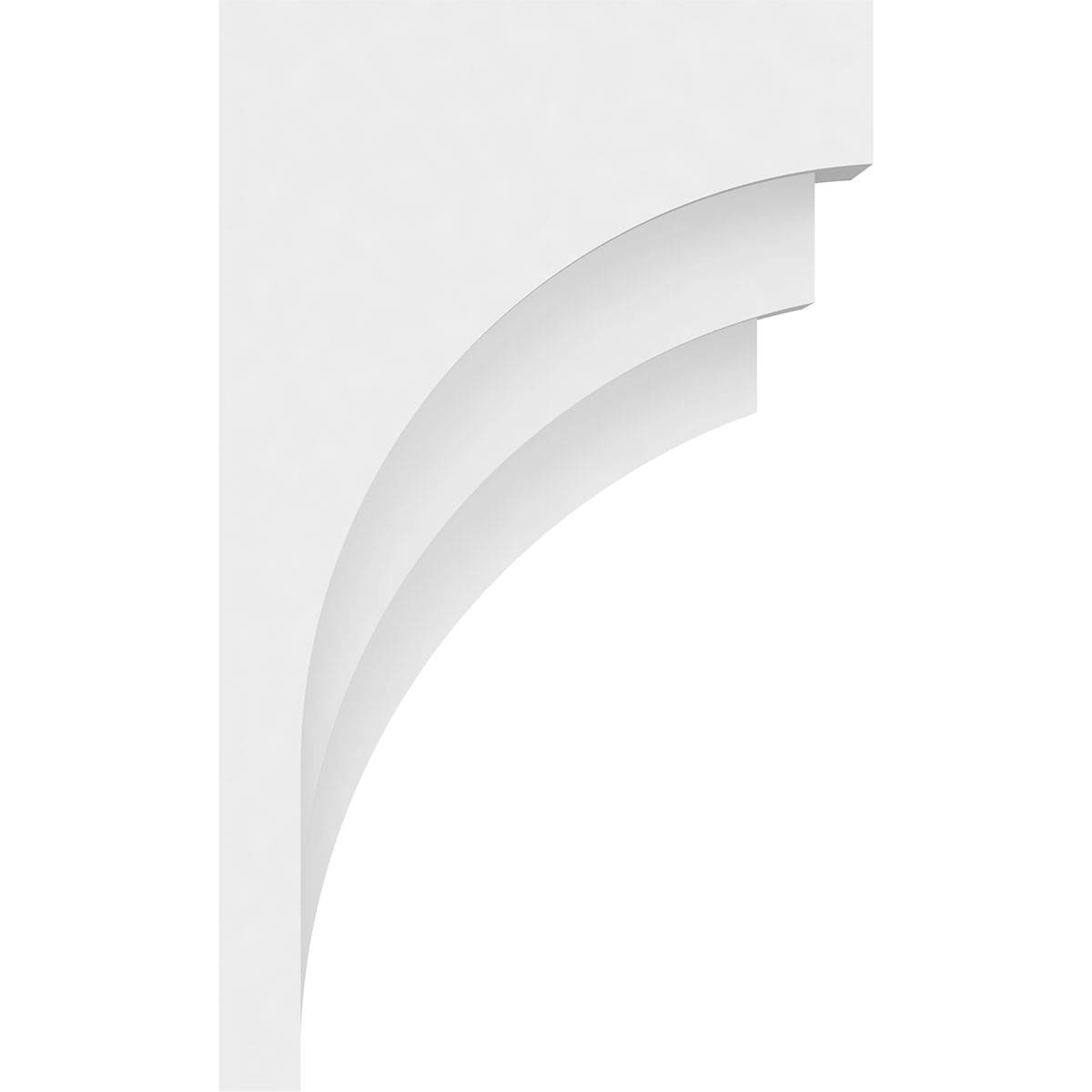 Ekena Millwork 2"W x 7"D x 11 5/8"H Standard Rockford Architectural Grade PVC Corbel