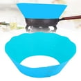 thumbnail image 2 of Splash Guard,Silicone Splatter,Kitchen Tool Accessories,Guard Splatter Screen For Frying Pan Pots Splatter Guard Adjustable Oil Guard For Cooking And Baking for Home and Kitchen(Blue), 2 of 9