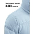 thumbnail image 6 of Wantdo Women's Puffer Jacket Quilted Winter Coat with Breathable Lining Warm Hooded Parka Jacket Light Blue M, 6 of 9