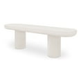 thumbnail image 2 of Moe's Home Collection Rocca Bench Concrete White, 2 of 8