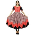 thumbnail image 2 of Bimba Chic Clothing Flaired Anarkali Kurta Dress Classic Peach Kurti, 2 of 8