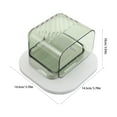 thumbnail image 2 of LOLIPPYY Green Plastic Wall 11.5 Inch - Space Saving Decorative Planter with Easy Hydroponic Care for Indoor Gardening, 2 of 6