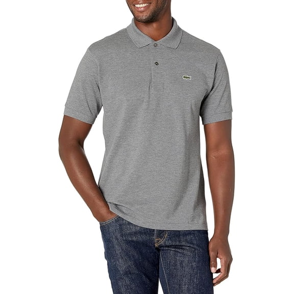 Lacoste Men's Classic Fit Heathered Pique Short-sleeve Polo 5/Large