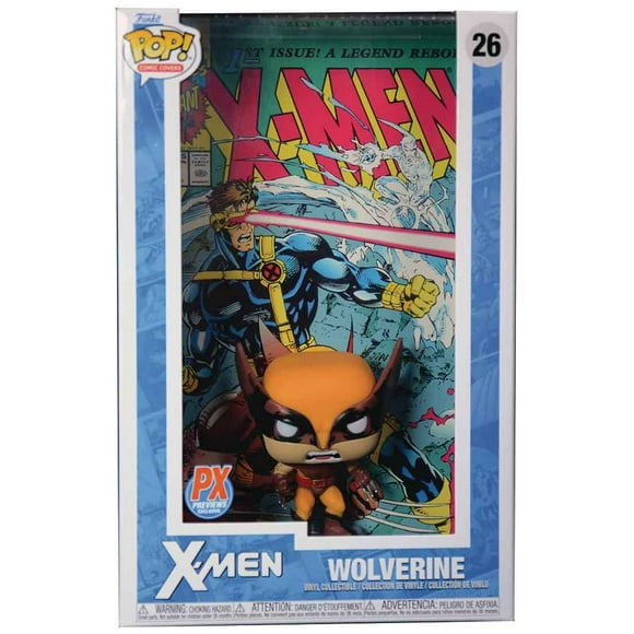 Pop Marvel X-Men 3.75 Inch Action Figure Comic Cover Exclusive - Wolverine #26