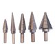 thumbnail image 1 of Juego De Brocas Escalonadas, Juego De Brocas Escalonadas Con Ranura En Espiral, Carburo Cementado Para Carpintería ANGGREK Otros, 1 of 8