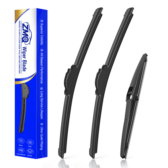 ZMQ Wiper Blades for Toyota Rav4 2013-2018 - All Weather OEM Replacement Windshield Wipers