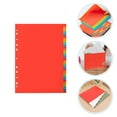 thumbnail image 4 of Miangastore Folder Tabs For Binders Red Plastic For Document Organization 2 Sets, 4 of 8