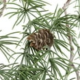 thumbnail image 4 of Northlight Pine Sprigs with Pine Cones Christmas Swag Wall Hanging- 27.5", 4 of 6