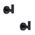 thumbnail image 4 of Billuyoard Ganchos para abrigos Vintage de acero inoxidable 304, ganchos para toallas de plata dorada montados en la pared, herramientas negro 2Conjunto, 4 of 6