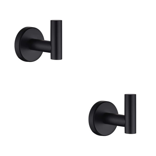 Kearding Ganchos para abrigos de acero inoxidable 304, gancho para toallas negro plateado dorado montado en la pared, herramientas duraderas a prueba de Type1 NO1 Kearding CBP188402