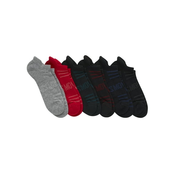Hanes MOVES Men's Heel Shield Socks, 6-12, 6-Pairs