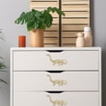 thumbnail image 4 of WHAMVOX Dinosaur Dresser Knobs Dinosaur Copper Handle Child 5.50X3.00X2.60CM Golden, 4 of 8