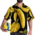 thumbnail image 4 of Banana Men's Short Sleeve Button Down Hawaiian Beach Printed Casual Shirts, 4 of 6
