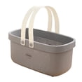 thumbnail image 1 of plástico con asa portátil para Ducha Caddy Tote Organizador Cesta para baño Cocina Dormitorio Dormitorio Fokelyi CPB-DE-WX210-4, 1 of 5