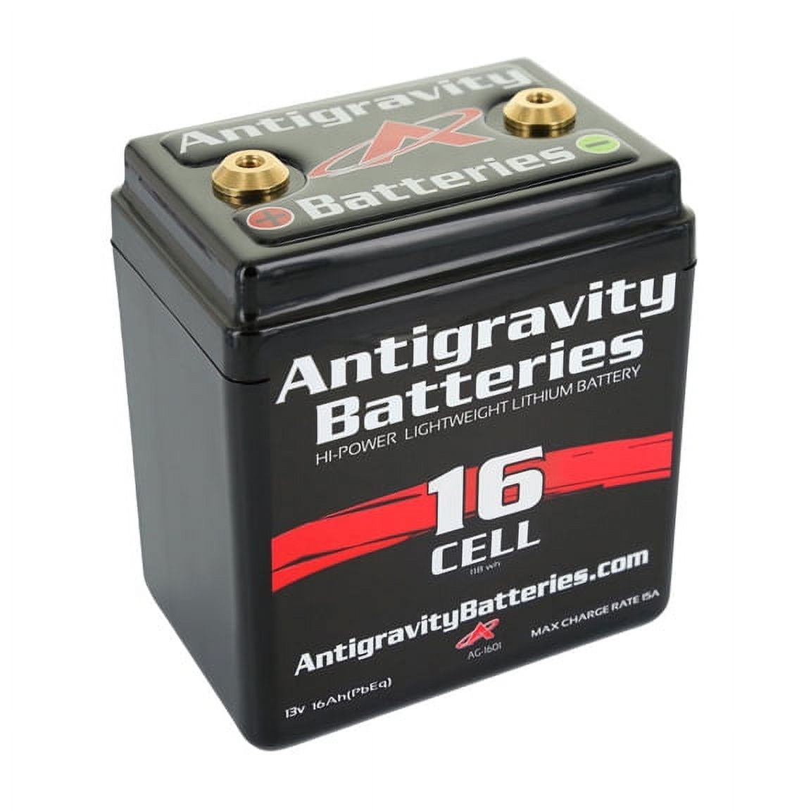 Antigravity AG-1601 Lithium Motorcycle Battery, 12V Small Case Powersports Battery, 480 Cranking Amps