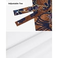 thumbnail image 6 of Rooster Retro Brown Small Curtain Rod Pocket Short Curtains Home Decor Partition Cabinet Door Window Curtains, 6 of 6