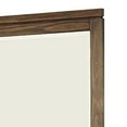 thumbnail image 3 of Wooden Frame Dresser Mirror With Natural Grain Details, Rustic Brown, 3 of 4