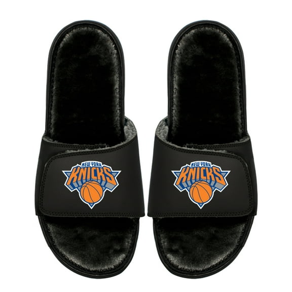 Youth ISlide  New York Knicks Logo Fur Slide Sandals