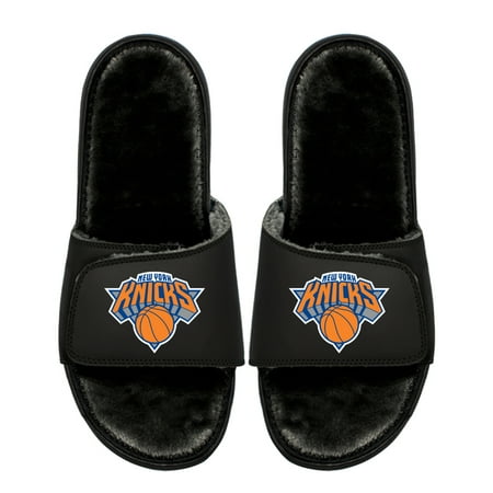 Youth ISlide New York Knicks Logo Fur Slide Sandals
