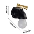 thumbnail image 4 of Luz nocturna de grifo creativa, lámpara de control de voz de protección ocular, lámpara de noche recargable por USB, luz nocturna de grifo (negro), 4 of 5