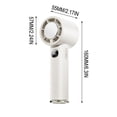 thumbnail image 3 of weibbin Handheld Mini Fan Fan with Ice Cooler Portable Outdoor Travel Fan 100 Speed Digital Display with LED Light USB Rechargeable, 3 of 9