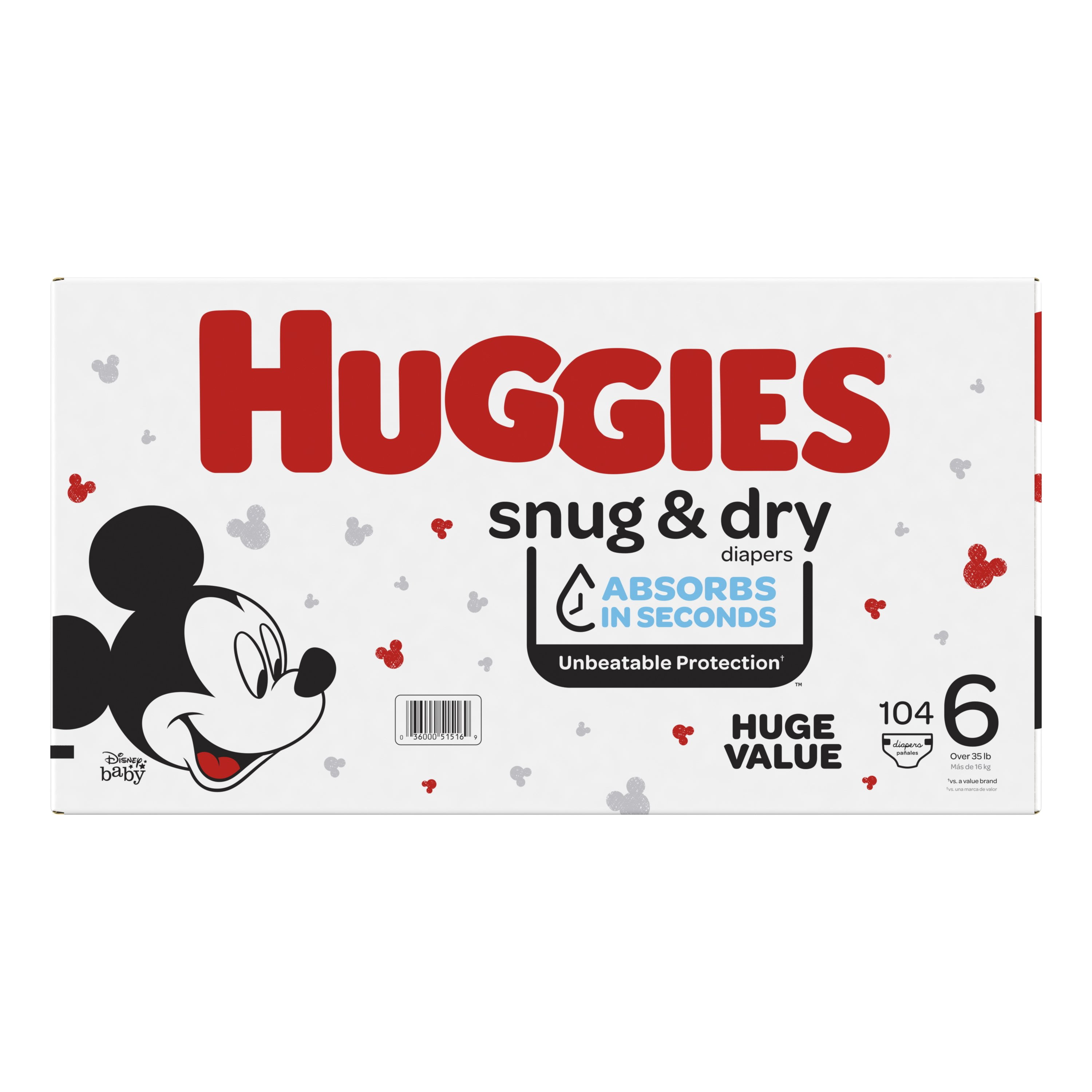 huggies snug and dry size 6 walmart