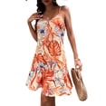 thumbnail image 2 of Gvmfive Women Summer Casual Sundress Boho Sleeveless Ruffles Mini Dress, 2 of 5