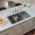 thumbnail image 5 of Rohl A1458lmws-2 Acqui 1.5 GPM Bridge Kitchen Faucet - Brass, 5 of 7