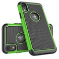 thumbnail image 2 of Tekcoo For iPhone XR Case / (6.1") iPhone XR Cute Case, [Tmajor] Shock Absorbing [Green] Rubber Silicone & Plastic Scratch Resistant Bumper Grip Rugged Sturdy Hard Cases Cover, 2 of 6