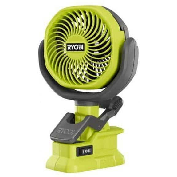 Ryobi 18V ONE and Cordless 4 Inch Clamp Fan, 15.67 in, 1.01 lb