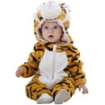 thumbnail image 1 of Mameluco de bebé unisex Mono de franela de invierno y otoño Trajes de cosplay de animales Tigre WD.WDQZL Ropa, 1 of 5