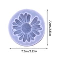 thumbnail image 2 of Colgante de aromaterapia de ventilación de coche de girasol crisantemo | Molde de silicona de grado alimenticio | Decoración compatible con pegamento de goteo | Antiadherente fácil de limpiar, 2 of 2