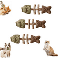 thumbnail image 2 of Purrident - Fix Your Cat's Dental Health, Purrident Dental Chew Toy, Creative Fish Bone Cat Toy, Wooden Catnip Teeth Cleaning Stick, Interactive Toys for Cats A*3, 2 of 6