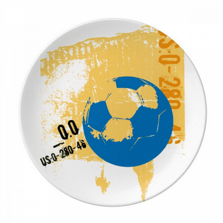 

Football Soccer Sports US Plate Decorative Porcelain Salver Tableware Dinner Dish