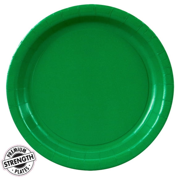 Dinner Plates, Green, 24 Count