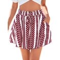 thumbnail image 6 of Women'S Flowy Shorts Summer Beach Vacation Clothes Casual High Waist Wide Leg Ruffle Shorts Color No. 2 XXL, 6 of 9
